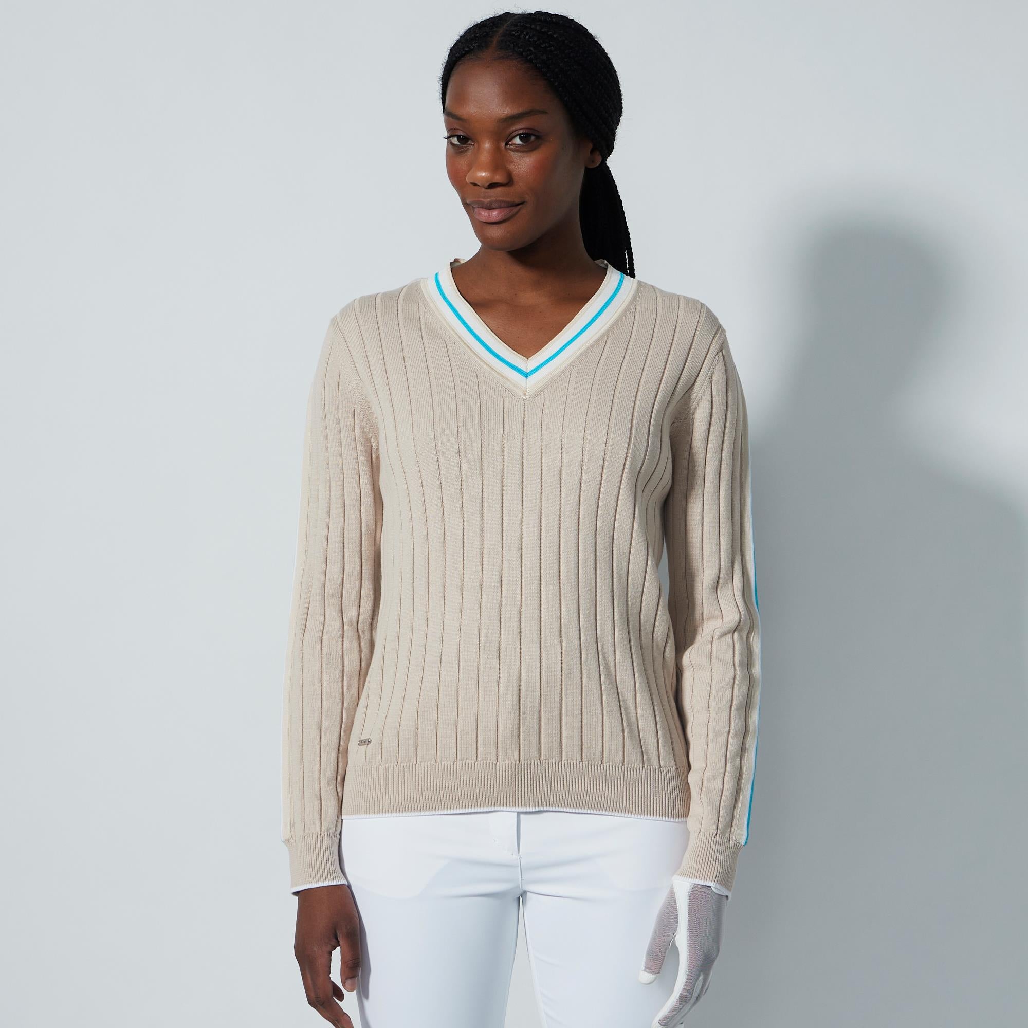 Daily Sports Mairi Knitted Ladies Golf Sweater Raw